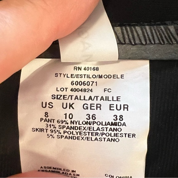 NWOT Miraclesuit Magicsuit Solids Jersey Tennis Swimsuit Skirt size 8 skort - Picture 13 of 16